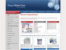 Tablet Screenshot of nogawater.com